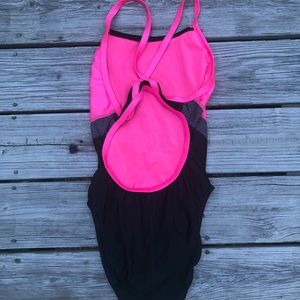 Speedo Swim - Black pink and gray speedo race suit Speedo Swim - Black pink and gray speedo race suit